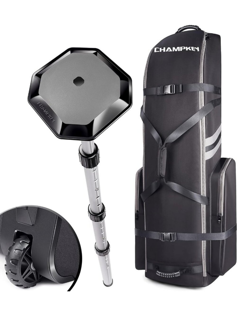 Premium Soft-Padded Golf Travel Bag with Anti-Impact Support - 1200D Oxford